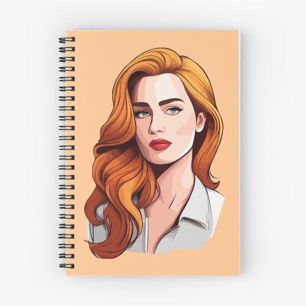 Item preview, Pop Art Red head Woman Retro Art  designed and sold by AestheticArtHub.