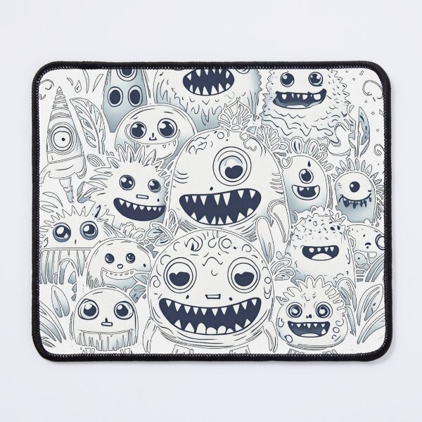 Item preview, "Friendly Little Monsters" designed and sold by rosamgl.