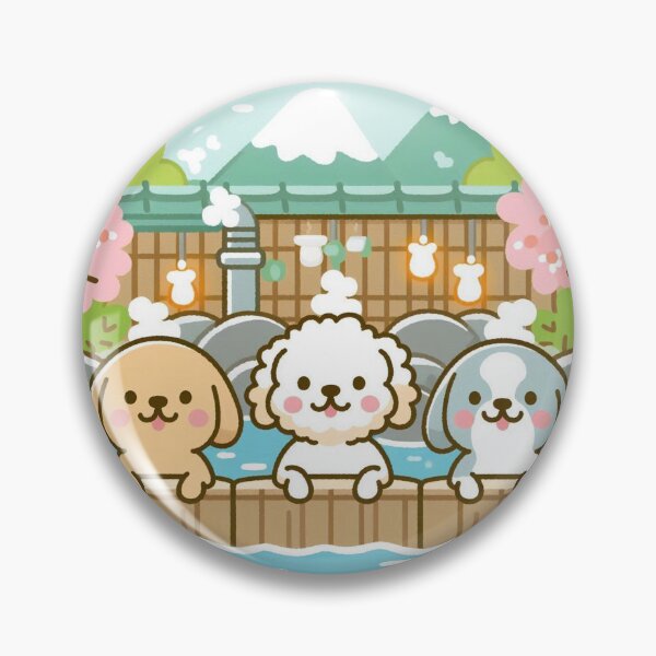 Item preview, Doggos Onsen 5 designed and sold by ClearNight.