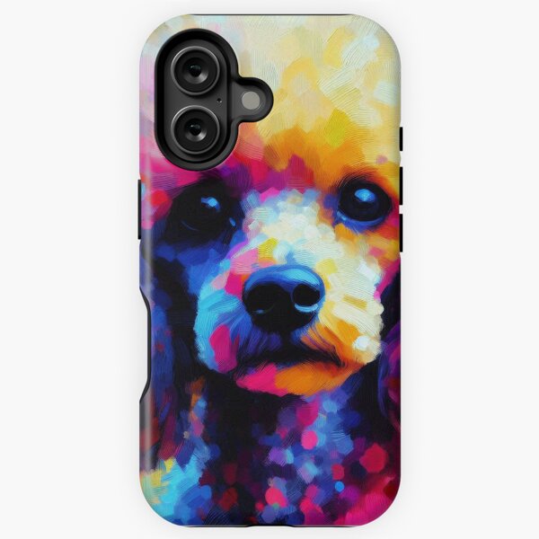 Vista previa del artículo con la obra «Caniche atrevido», diseñado y vendido por Charlie-Designs.