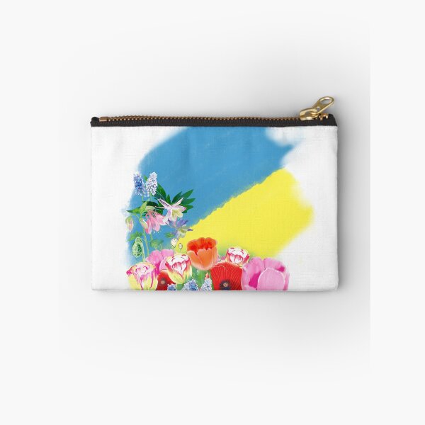 Item preview, Ukrainian flag with flowers designed and sold by sonaadalian.