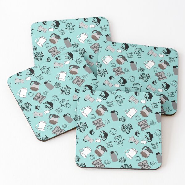 Item preview, Coffee Pots Seamless Pattern designed and sold by theartfulaspie.