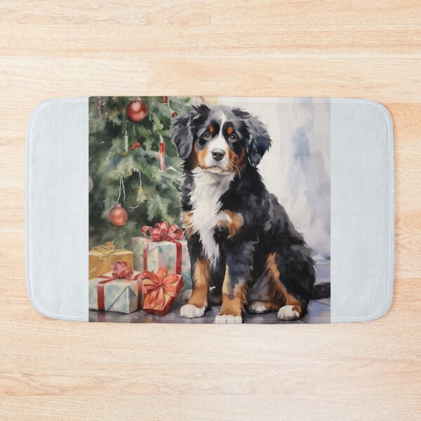 Item preview, Christmas Portrait of a Bernese Mountain Dog  designed and sold by Samuelsboro.
