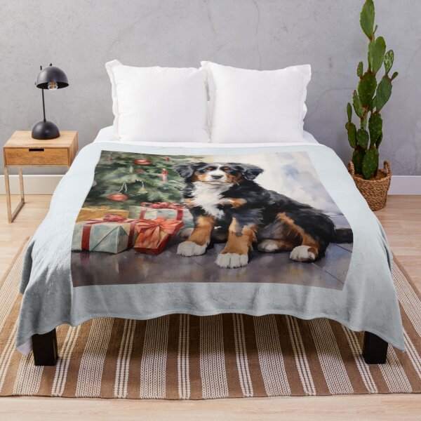 Item preview, Christmas Portrait of a Bernese Mountain Dog designed and sold by Samuelsboro.