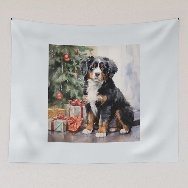 Item preview, Christmas Portrait of a Bernese Mountain Dog  designed and sold by Samuelsboro.