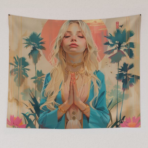 Item preview, Palm Lotus Pose designed and sold by DavidLoblaw.