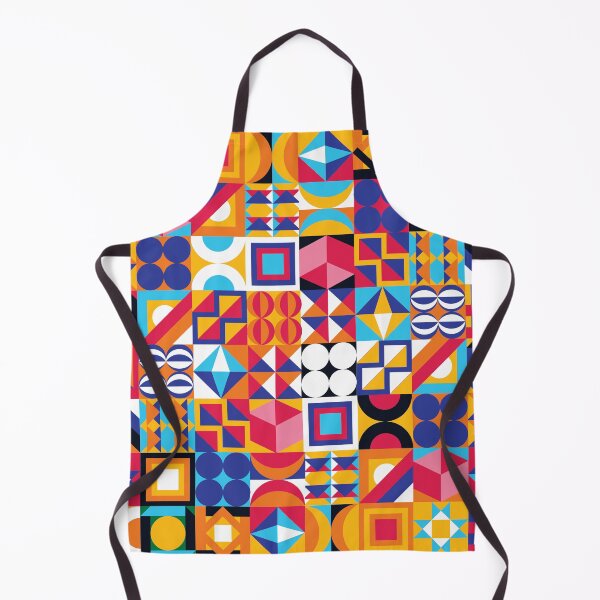 Item preview, Geometric graphic pattern in bright colors, colorful geometric figures. designed and sold by DesignsArtColor.