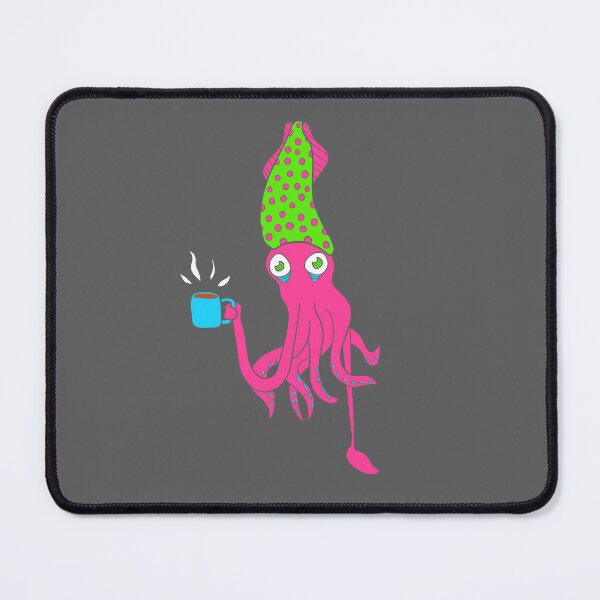 Item preview, Caffeinated Squid designed and sold by LE Fernsby.