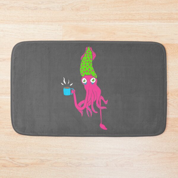 Item preview, Caffeinated Squid designed and sold by LE Fernsby.