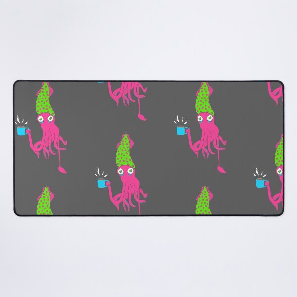 Item preview, Caffeinated Squid designed and sold by LE Fernsby.