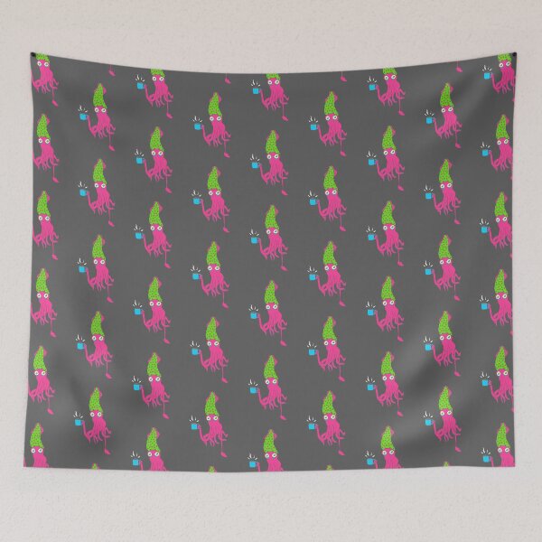 Item preview, Caffeinated Squid designed and sold by LE Fernsby.