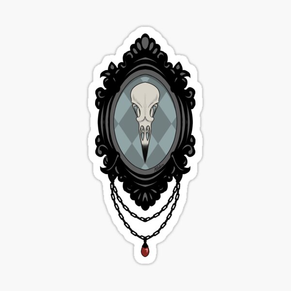 Item preview, Ornate Bird Skull  designed and sold by Abbelin Rose.