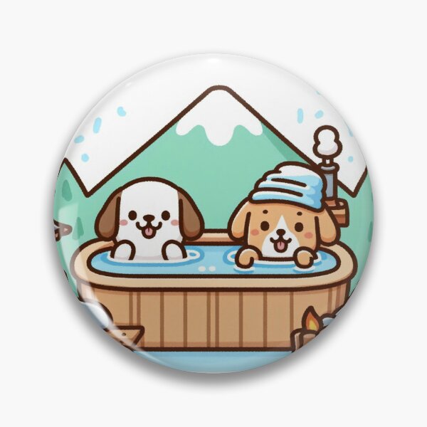 Item preview, Doggos Onsen 2  designed and sold by ClearNight.