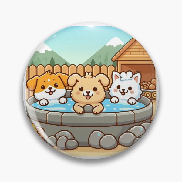 Item preview, Doggos Onsen 3 designed and sold by ClearNight.