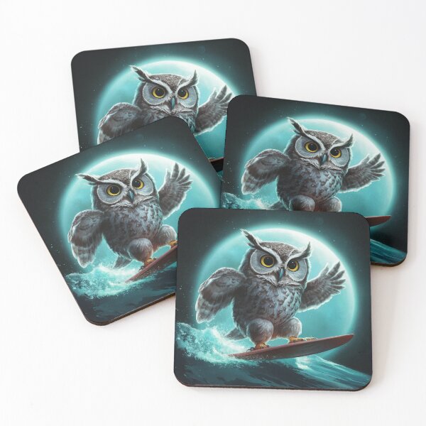 Item preview,  "OWL  SURFING " SURFING   designed and sold by Obinne.