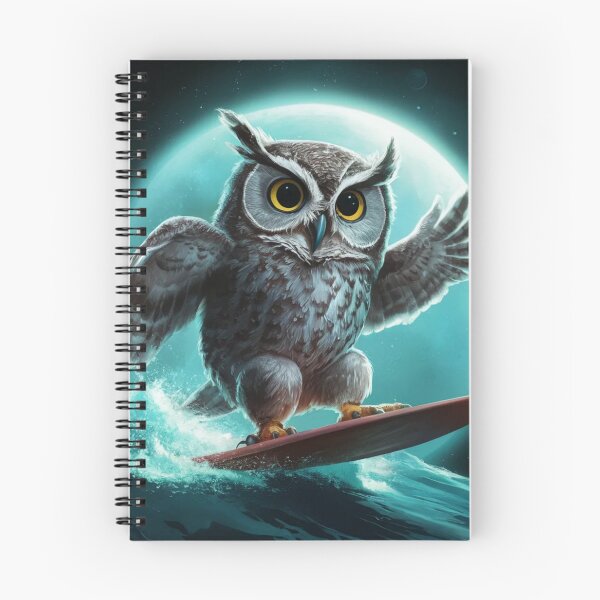 Item preview,  "OWL  SURFING " SURFING   designed and sold by Obinne.