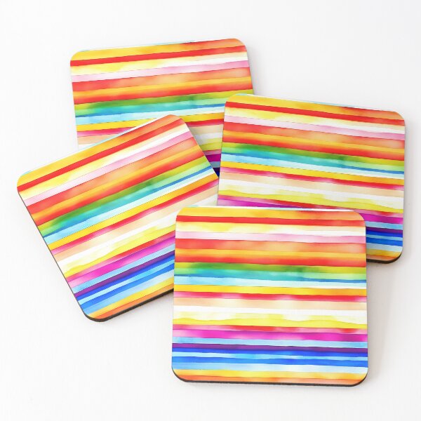 Item preview, Pattern Colorful Stripes designed and sold by kuralesya.