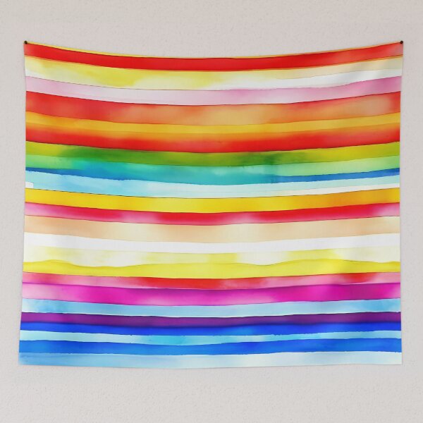 Item preview, Pattern Colorful Stripes designed and sold by kuralesya.