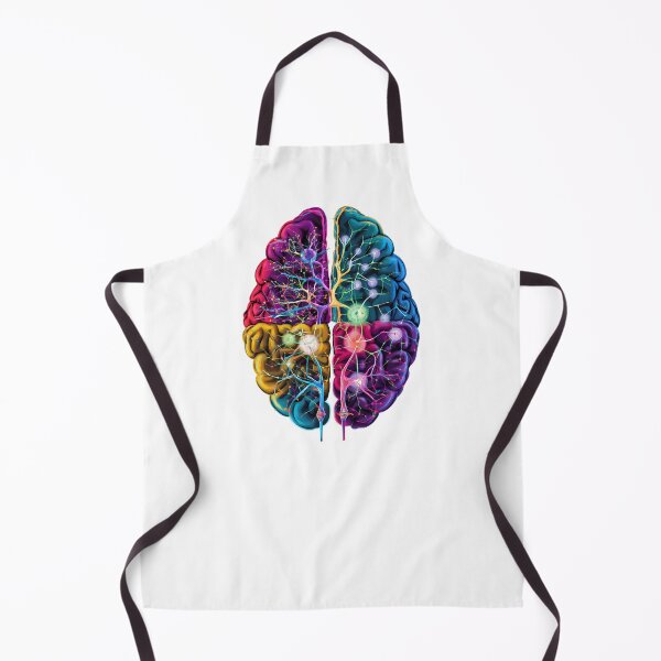Item preview, "Vibrant Neural Network Brain Illustration - Science and Art Combined" designed and sold by WatermelonPink.