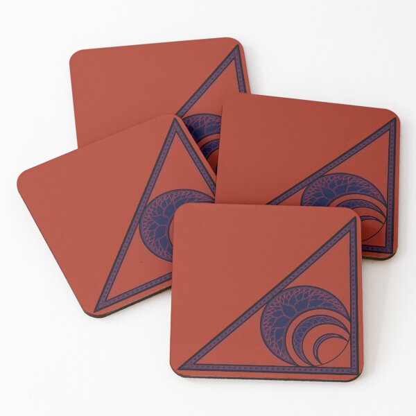 Item preview, Moon Corner in Red and Blue designed and sold by Sol-Studios.