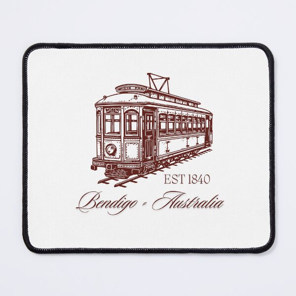 Item preview, Bendigo Tram, Victoria Australia designed and sold by PurrfectionMeow.