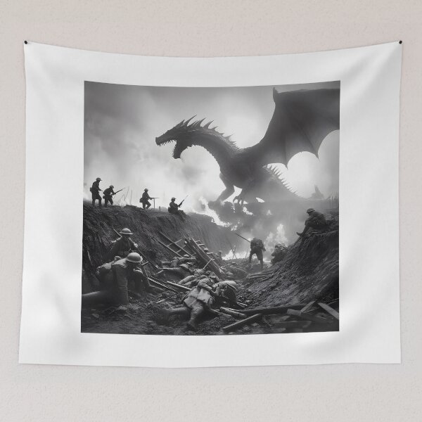 Item preview, Dragon in the Trenches designed and sold by THC-Conspiracy.