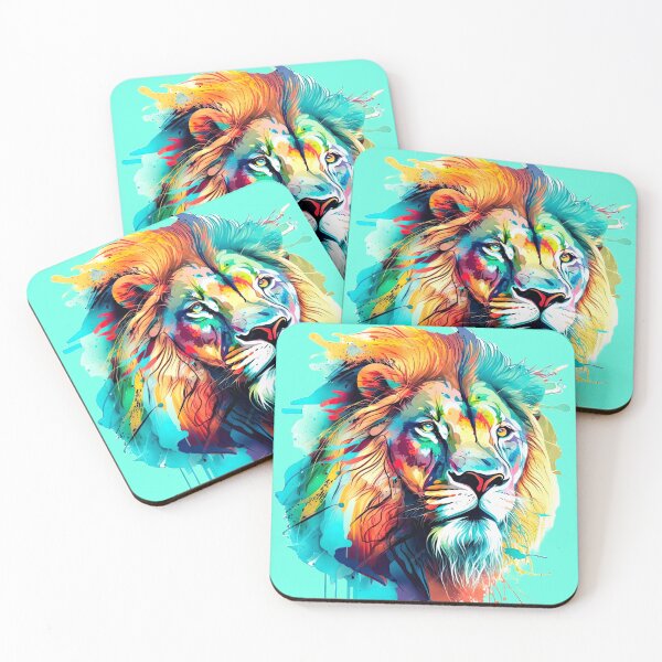 Item preview, lion face designed and sold by UZRWRLD .