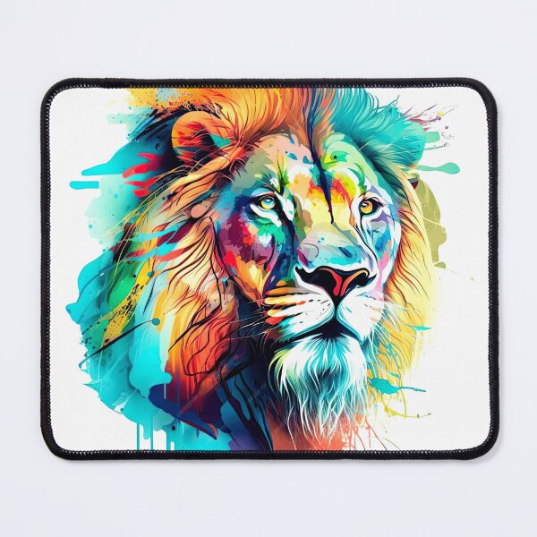 Item preview, lion face designed and sold by UZRWRLD .