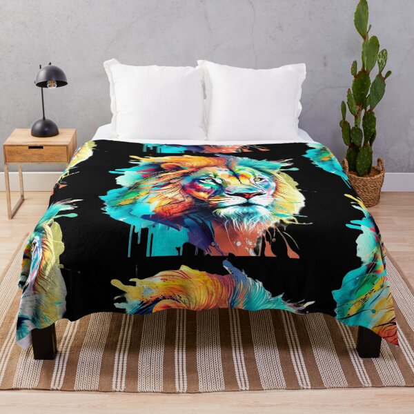 Item preview, lion face designed and sold by UZRWRLD .