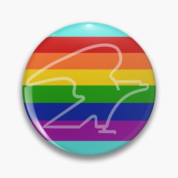 Item preview, Postal Bird on Pride Rainbow designed and sold by Sparkleweather.