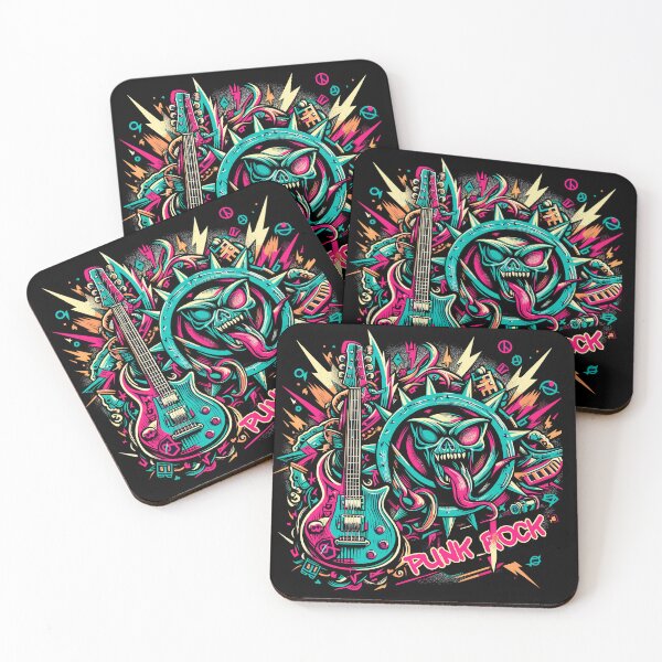 Item preview, Rhythmic Rebellion: Punk Rock Vector Tribute designed and sold by diegomenjivar92.
