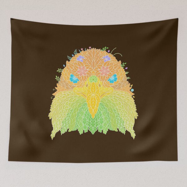 Item preview, Floral  Animal "Eagle" WeArePrettierThanFlowers designed and sold by 366birthflower.
