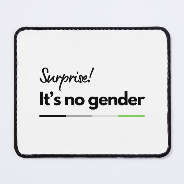 Item preview, Surprise! It's No Gender - Agender Pride designed and sold by ExistenceInk.