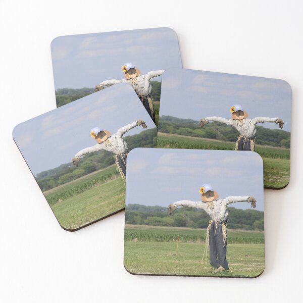 Item preview, Kansas Farm Scare Crow with blue sky outdoor designed and sold by ROBERTDBROZEK.