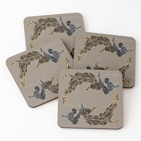 Item preview, Linocut, Vintage Swimmer designed and sold by danceink.