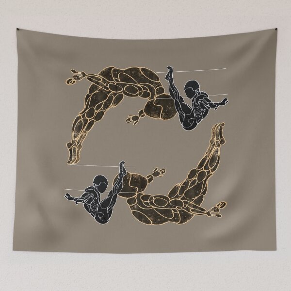 Item preview, Linocut, Vintage Swimmer designed and sold by danceink.