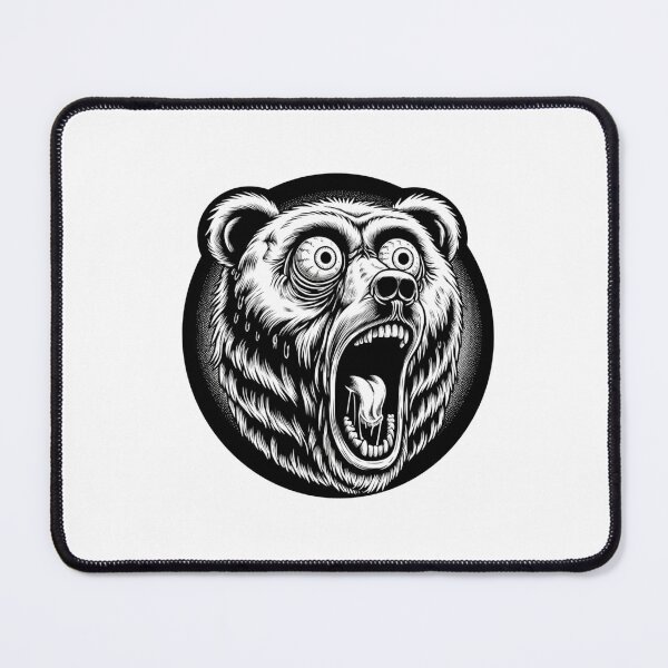 Item preview, "Panic-Stricken Screaming Bear" designed and sold by Grimmethy.