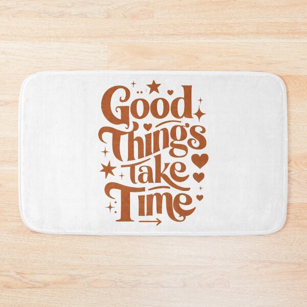 Item preview, Hand-Lettered "Good Things Take Time" Design designed and sold by WatermelonPink.