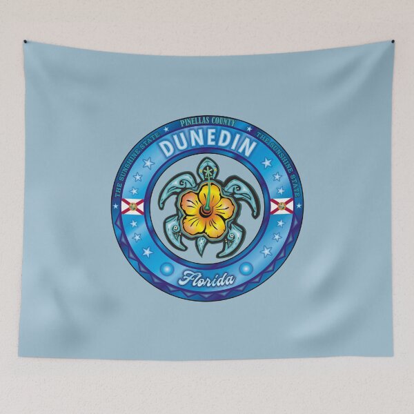 Item preview, Dunedin Florida sea turtle hibiscus designed and sold by studioss76.