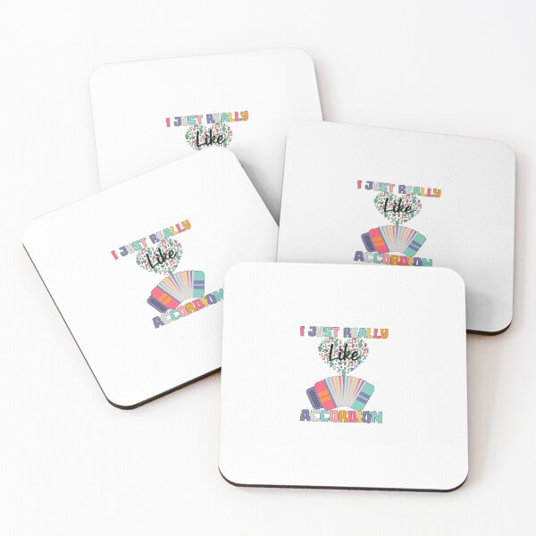 Item preview, I just really like accordion - colorful design designed and sold by EmeraldMusic.
