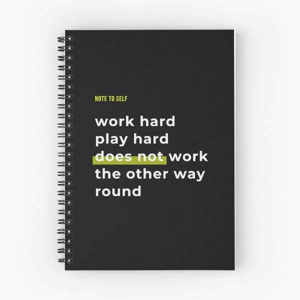 Item preview, Work Hard Play Hard designed and sold by snarkytstore.
