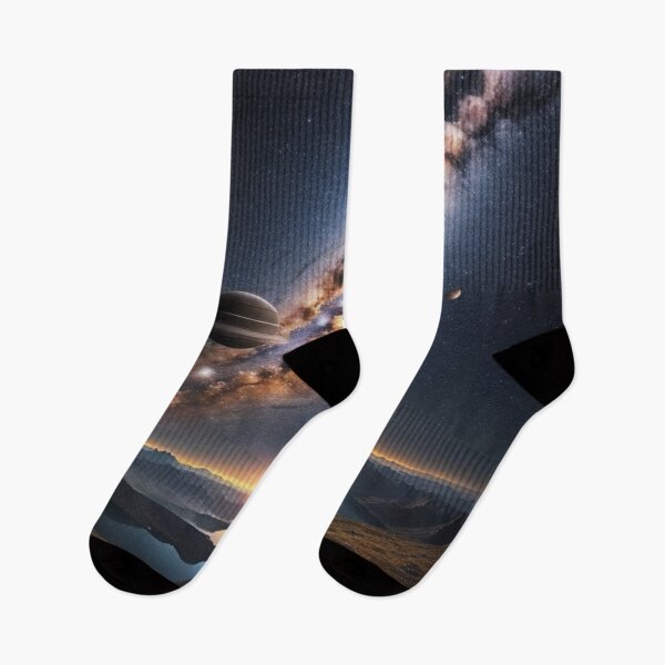 Item preview, Starry Enchantment: Milky Way & Planets In Cosmic Splendor designed and sold by EnchantedVista.