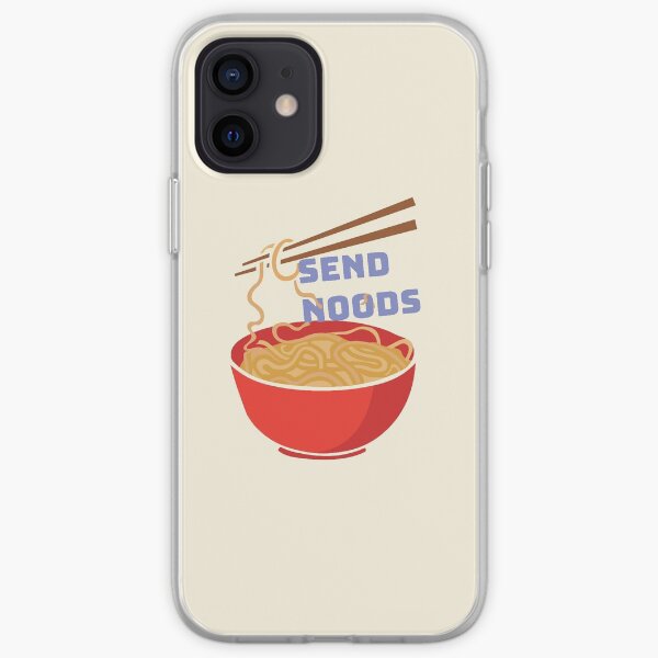 Send Nudes Noodle pun iPhone Soft Case