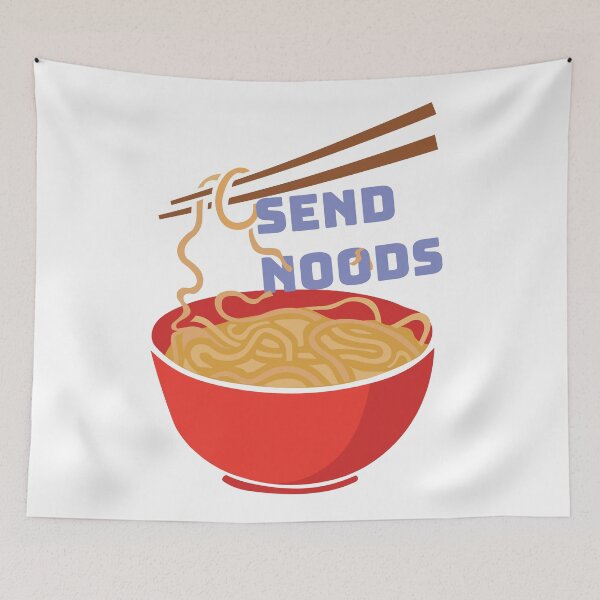 Item preview, Send Nudes Noodle pun  designed and sold by DJD Design.