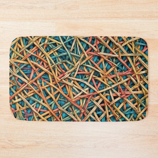 Item preview, Abstract Colorful Straw Pattern designed and sold by calibrit.