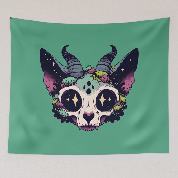 Item preview, Kawaii skull #Taxidermy #Skull #Bones #Yamikawaii designed and sold by Anna Halasek.