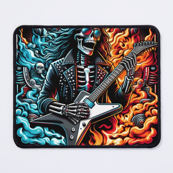 Item preview, Metal Skeleton Rockstar #1 designed and sold by fambrostore.