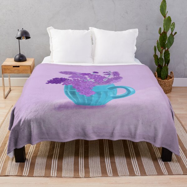 Item preview, A bunch of lilac flowers in a vase adds a pop of purple color designed and sold by Ammi77.