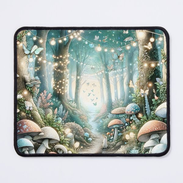 Item preview, Enchanted Fairycore Forest Pathway - Cottagecore Fantasy Art designed and sold by Unitepeople.