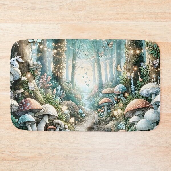 Item preview, Enchanted Fairycore Forest Pathway - Cottagecore Fantasy Art designed and sold by Unitepeople.